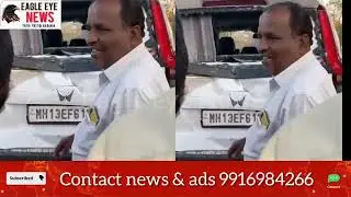 @#Private Tour Bus Rams Into Car on Gulbarga Ring Road Near Udnoor Cross, No Injuries Reported#@