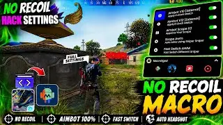 AIM LOCK MacroDroid Macro Free Fire 2026 ⚙️ | 100% Secret Headshot Settings 🇧🇷
