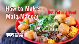 Sichuan Mala Maocai Recipe, Hot Pot for One Person Ft. YOKEKON Electric Hot Pot