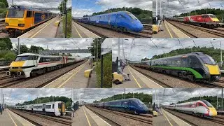 Trains At Sandy (ECML) 02/07/2022  The Finale With @midlandstrainspotting