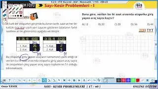 2019 Tyt Matematik Otopark Sorusu