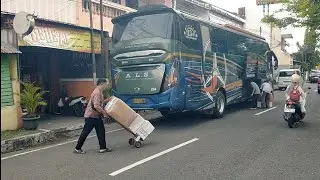 CAPEK SIH CAPEK TAPI MAU GIMANA LAGI MEMANG HARUS BERANGKAT ‼️BUS ALS 234 DI AGEN PERINTIS