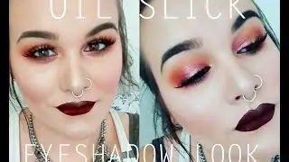 Iridescent 'Oil Slick' Eyeshadow Look ❤ Avalon Artistry