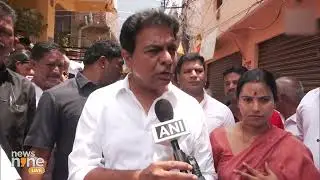 Lok Sabha Elections: BRS Leader KT Rama Rao, Family Cast Their Votes in Hyderabad | News9