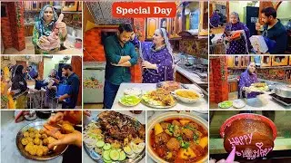 Special Day💖Special Dinner Prep - Mutton Mandi Rice Platter - Koftay Aloo Ka Salan - Mohsin Birthday