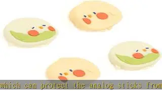 GeekShare Fat Chicken Thumb Grip Caps, Soft Silicone Joystick Cover Compatible with Nintendo Switch