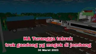 Ka Turangga tabrak truk gandeng di Jombang 2023