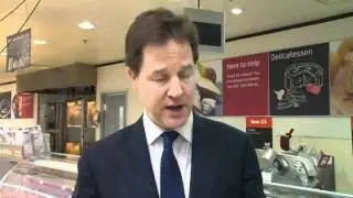 Deputy Prime Minister Nick Clegg calls for tax fairness for the middle