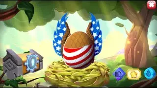 Hatched Star stripe Dragon-Dragon Mania Legends | Rewards from Dragonmaster pass season 35 Event