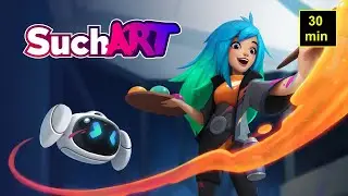The First 30 Minutes of SuchArt - Genius Artist Simulator & Game Rating