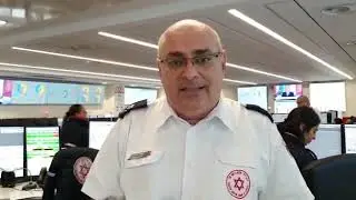 Summary of Magen David Adom's activities during the stormy weather in Israel
