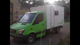 ASDA fridge box delivery van to camper conversion