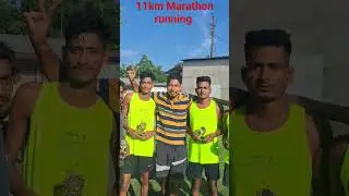11km Marathon Running rewards 😳#running #workout #rewards #attitude #motivational #runningtime #gym