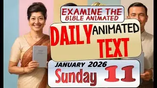 JW DAILY ANIMATED TEXT 🔵PROCLAIM THE NAME OF GOD. ✅ EXAMINE THE BIBLE ANIMATED