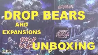 Unboxing of Drop Bears by Platypus Industries and expansions