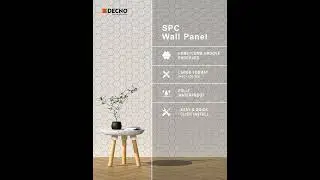Bathroom SPC wall panel | Tile Pattern | DIY Friendly #shorts