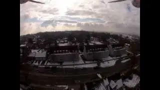 Flug über Herten Langenbochum mit Blick auf S & E mit Quadcopter