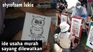ide usaha yang sayang dilewatkan #sablon styrofoam