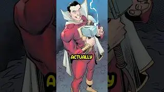 Shazam Lifts the Mjolnir! #thor #shazam #marvelcomics #dccomics #shorts #comics