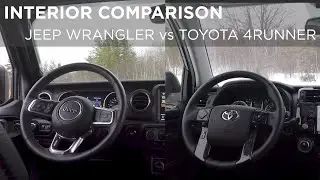 2020 Jeep Wrangler vs. 2020 Toyota 4Runner | Interior Comparison | Driving.ca