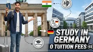 Full road map how student can come to do bachelors in Germany. Step by step process.
