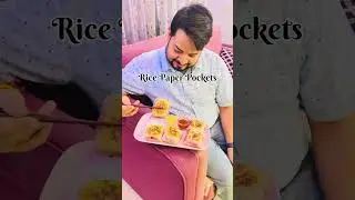 Must try Rice Paper Pockets || Healthy & Tasty Food || #food #easy #simple #recipe #homemade #cook 