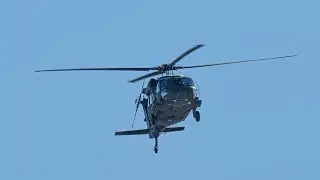126th Aviation Regiment UH-60 Overflies the Camera Photos at End | Pease ANGB (PSM)