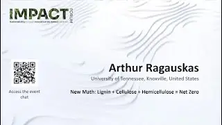 Arthur Ragauskas - New Math: Lignin + Cellulose + Hemicellulose = Net Zero