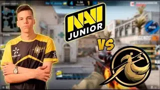 NAVI JUNIOR VS AUGUST. Mirage ПЕРВАЯ ИГРА 14-ти ЛЕТНЕГО MONESY