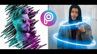 PicsArt scribble effect photo editing tutorial | PicsArt scribble editing | sk creation