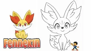 How to Draw Fennekin 🦊🔥 | Cute & Magical Pok&eacute;mon Drawing