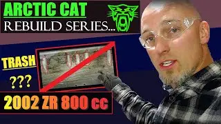 02 Arctic Cat ZR 800 CCE Ремонт Часть 1 || Я НЕ МОГУ ПОВЕРИТЬ в повреждения!?