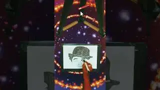 Charlie Chaplin 73 Art #viral #youtubeshorts #shorts @uniquecraftgallery59