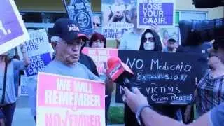 Floridans tell Manny Diaz - We Will Remember In November