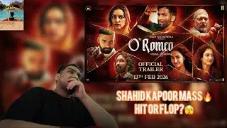 O ROMEO • Trailer Reaction • Shahid Kapoor, Triptii Dimri, Nana Patekar, Disha Patani, Avinash | 
