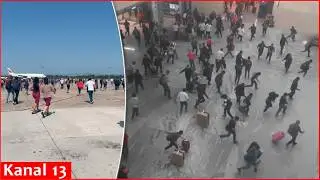 Horrific scenes of chaos at Mexican airports: people flee in panic, trying to escape