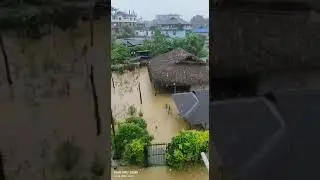 first time massive flood come in aalo West siang , Arunachal Pradesh