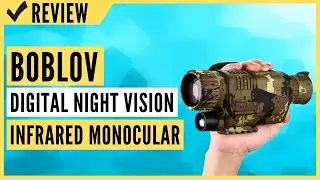 BOBLOV Digital Night Vision Monocular 5x8 Optics Scope Infrared Monoculars Review