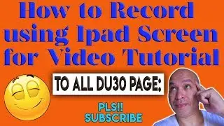 how to record Using ipad and iPhone screen 2019