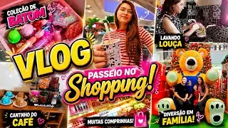 VLOG - Passeio no shopping + meu cantinho do café + um dia comigo ✨️🥰
