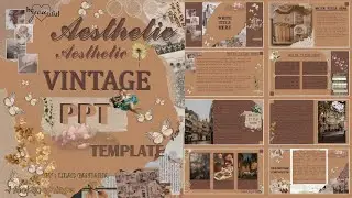 Aesthetic Vintage PPT Template - FREE Animated Slide #aestheticppt #vintageppt #freeppttemplate #fyp