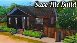 Building a cute Starter home for a Simfluencer! // Speedbuild with Commentary