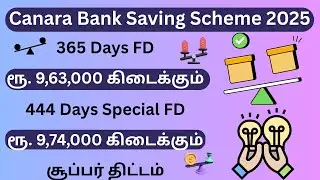 ✅ Canara Bank FD 444 Days vs 365 Days 🔥 Which is Best  Interest Rates July 2025  Full Comparison