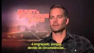 Velozes e Furiosos 5 - Entrevista Paul Walker legendada em português