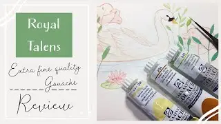 Royal Talens Gouache Review // extra fine quality