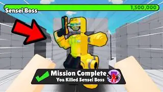 How I Beat Rivals Sensei SECRET BOSS FIGHT...