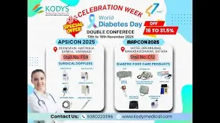 KODYS World Diabetes Day Offers in APSICON VARANASI and MAPCON MAHABALESHWAR 2025