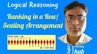 Ranking in a Row/ Seating Arrangement | Direction Sense Test | Logical Reasoning