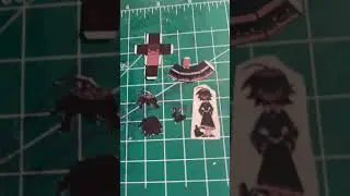 FPE Alice template paper craft 14 #fpe #drawing #art #papercraft ￼