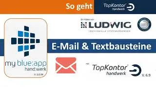 E-Mail & Textbausteine in der my blue:app - hand:werk
